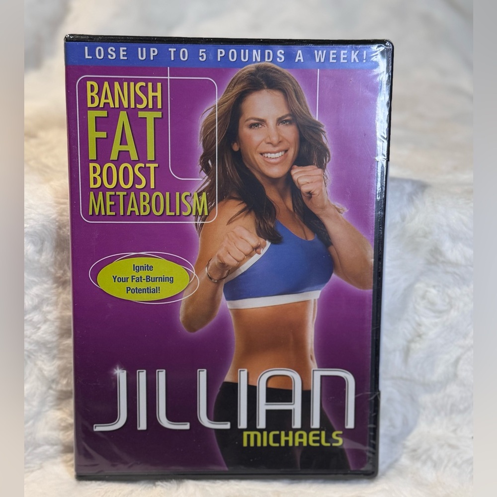 Jillian Michaels Fitness DVD Banish fat Boost metabolism 57 minutes NEW unopened